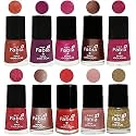 Nail Paint | Glossy &amp; Shine Nail Polish Combo| 6 ml Each) - Set of 10 Multicolor,05020