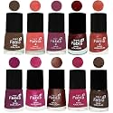 Nail Paint | Glossy &amp; Shine Nail Polish Combo| 6 ml Each) - Set of 10 Multicolor,04820
