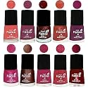 Nail Paint | Glossy &amp; Shine Nail Polish Combo| 6 ml Each) - Set of 10 Multicolor,04870