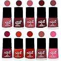 Nail Paint | Glossy &amp; Shine Nail Polish Combo| 6 ml Each) - Set of 10 Multicolor,05531