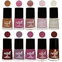 Nail Paint | Glossy &amp; Shine Nail Polish Combo| 6 ml Each) - Set of 10 Multicolor,05663