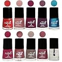 Nail Paint | Glossy &amp; Shine Nail Polish Combo| 6 ml Each) - Set of 10 Multicolor,05303