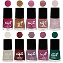 Nail Paint | Glossy &amp; Shine Nail Polish Combo| 6 ml Each) - Set of 10 Multicolor,05634