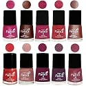 Nail Paint | Glossy &amp; Shine Nail Polish Combo| 6 ml Each) - Set of 10 Multicolor,05083