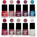 Nail Paint | Glossy &amp; Shine Nail Polish Combo| 6 ml Each) - Set of 10 Multicolor,05302