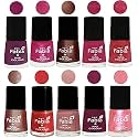 Nail Paint | Glossy &amp; Shine Nail Polish Combo| 6 ml Each) - Set of 10 Multicolor,05062