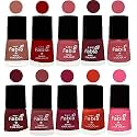 Nail Paint | Glossy &amp; Shine Nail Polish Combo| 6 ml Each) - Set of 10 Multicolor,05512
