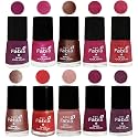 Nail Paint | Glossy &amp; Shine Nail Polish Combo| 6 ml Each) - Set of 10 Multicolor,05052