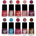 Nail Paint | Glossy &amp; Shine Nail Polish Combo| 6 ml Each) - Set of 10 Multicolor,05223