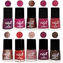 Nail Paint | Glossy &amp; Shine Nail Polish Combo| 6 ml Each) - Set of 10 Multicolor,05045
