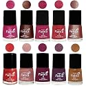 Nail Paint | Glossy &amp; Shine Nail Polish Combo| 6 ml Each) - Set of 10 Multicolor,05075