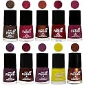 Nail Paint | Glossy &amp; Shine Nail Polish Combo| 6 ml Each) - Set of 10 Multicolor,05885