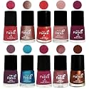 Nail Paint | Glossy &amp; Shine Nail Polish Combo| 6 ml Each) - Set of 10 Multicolor,05222