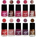 Nail Paint | Glossy &amp; Shine Nail Polish Combo| 6 ml Each) - Set of 10 Multicolor,05103