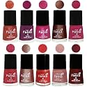 Nail Paint | Glossy &amp; Shine Nail Polish Combo| 6 ml Each) - Set of 10 Multicolor,04995