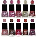Nail Paint | Glossy &amp; Shine Nail Polish Combo| 6 ml Each) - Set of 10 Multicolor,05784