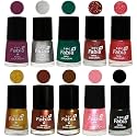 Nail Paint | Glossy &amp; Shine Nail Polish Combo| 6 ml Each) - Set of 10 Multicolor,05961