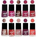 Nail Paint | Glossy &amp; Shine Nail Polish Combo| 6 ml Each) - Set of 10 Multicolor,05031
