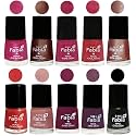 Nail Paint | Glossy &amp; Shine Nail Polish Combo| 6 ml Each) - Set of 10 Multicolor,05106