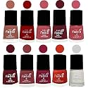 Nail Paint | Glossy &amp; Shine Nail Polish Combo| 6 ml Each) - Set of 10 Multicolor,05517