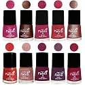Nail Paint | Glossy &amp; Shine Nail Polish Combo| 6 ml Each) - Set of 10 Multicolor,05088