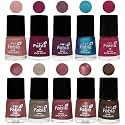 Nail Paint | Glossy &amp; Shine Nail Polish Combo| 6 ml Each) - Set of 10 Multicolor,05318
