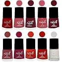 Nail Paint | Glossy &amp; Shine Nail Polish Combo| 6 ml Each) - Set of 10 Multicolor,05527