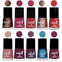 Nail Paint | Glossy &amp; Shine Nail Polish Combo| 6 ml Each) - Set of 10 Multicolor,05132