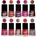 Nail Paint | Glossy &amp; Shine Nail Polish Combo| 6 ml Each) - Set of 10 Multicolor,04952