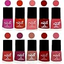 Nail Paint | Glossy &amp; Shine Nail Polish Combo| 6 ml Each) - Set of 10 Multicolor,05405