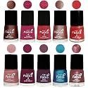 Nail Paint | Glossy &amp; Shine Nail Polish Combo| 6 ml Each) - Set of 10 Multicolor,05113