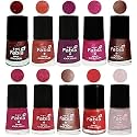 Nail Paint | Glossy &amp; Shine Nail Polish Combo| 6 ml Each) - Set of 10 Multicolor,04949
