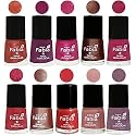 Nail Paint | Glossy &amp; Shine Nail Polish Combo| 6 ml Each) - Set of 10 Multicolor,04996