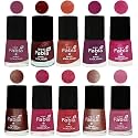 Nail Paint | Glossy &amp; Shine Nail Polish Combo| 6 ml Each) - Set of 10 Multicolor,04902