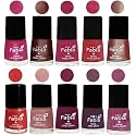 Nail Paint | Glossy &amp; Shine Nail Polish Combo| 6 ml Each) - Set of 10 Multicolor,05082
