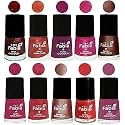 Nail Paint | Glossy &amp; Shine Nail Polish Combo| 6 ml Each) - Set of 10 Multicolor,04953