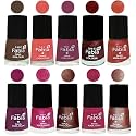 Nail Paint | Glossy &amp; Shine Nail Polish Combo| 6 ml Each) - Set of 10 Multicolor,04795