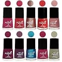 Nail Paint | Glossy &amp; Shine Nail Polish Combo| 6 ml Each) - Set of 10 Multicolor,05165