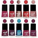 Nail Paint | Glossy &amp; Shine Nail Polish Combo| 6 ml Each) - Set of 10 Multicolor,05177