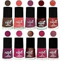 Nail Paint | Glossy &amp; Shine Nail Polish Combo| 6 ml Each) - Set of 10 Multicolor,04804