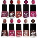 Nail Paint | Glossy &amp; Shine Nail Polish Combo| 6 ml Each) - Set of 10 Multicolor,04913