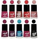 Nail Paint | Glossy &amp; Shine Nail Polish Combo| 6 ml Each) - Set of 10 Multicolor,05187