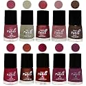 Nail Paint | Glossy &amp; Shine Nail Polish Combo| 6 ml Each) - Set of 10 Multicolor,05821