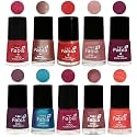 Nail Paint | Glossy &amp; Shine Nail Polish Combo| 6 ml Each) - Set of 10 Multicolor,05193