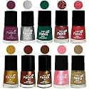 Nail Paint | Glossy &amp; Shine Nail Polish Combo| 6 ml Each) - Set of 10 Multicolor,05960