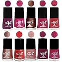 Nail Paint | Glossy &amp; Shine Nail Polish Combo| 6 ml Each) - Set of 10 Multicolor,05032