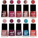 Nail Paint | Glossy &amp; Shine Nail Polish Combo| 6 ml Each) - Set of 10 Multicolor,05114