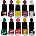 Nail Paint | Glossy &amp; Shine Nail Polish Combo| 6 ml Each) - Set of 10 Multicolor,05946
