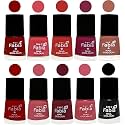 Nail Paint | Glossy &amp; Shine Nail Polish Combo| 6 ml Each) - Set of 10 Multicolor,05468