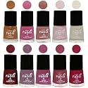Nail Paint | Glossy &amp; Shine Nail Polish Combo| 6 ml Each) - Set of 10 Multicolor,05649